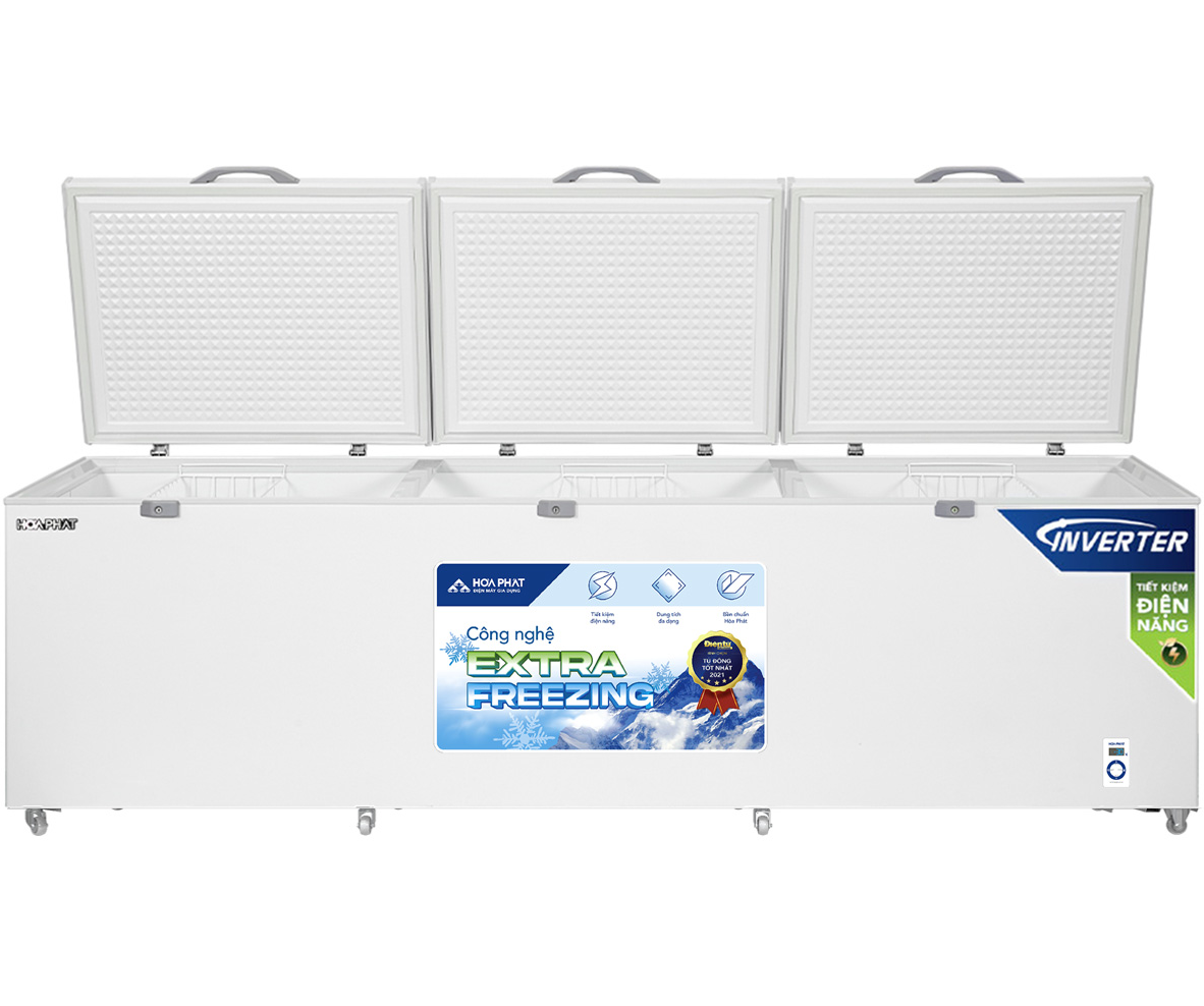 Tủ đông Hòa Phát 1190 lít HPF AD81190 (1 ngăn, 3 cánh, dàn đồng)